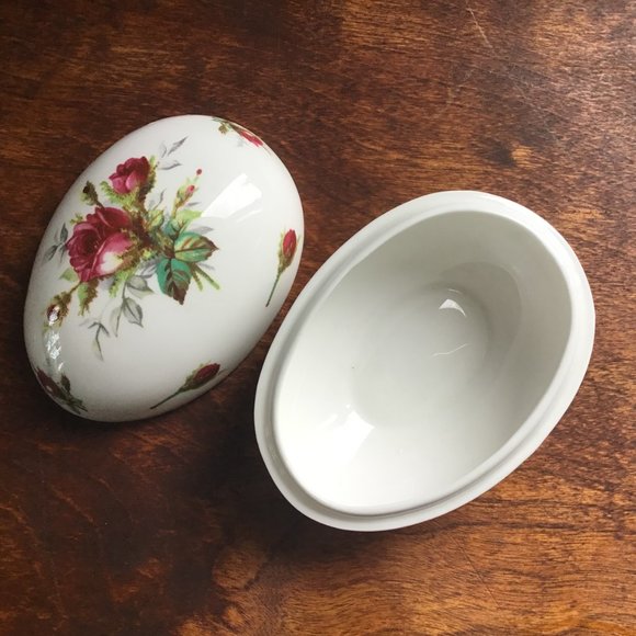 Lovely collectible Hammersley fine bone china Egg/Trinket Dish Floral design - Picture 4 of 6